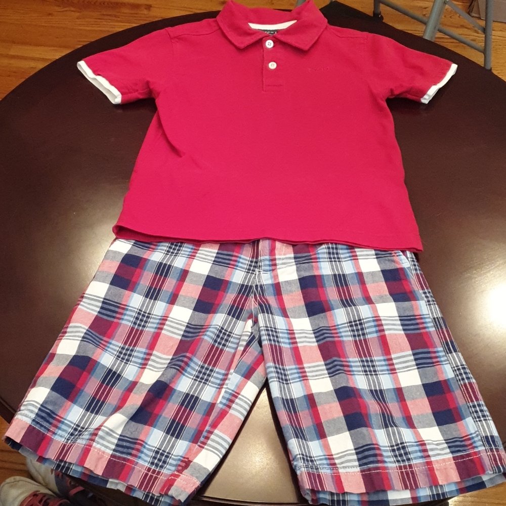 Boys (Size 8) 2 Piece Set, Polo and Shorts